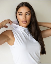 Mod Squad - Luxe Sleeveless Hooded Tank Base Layer