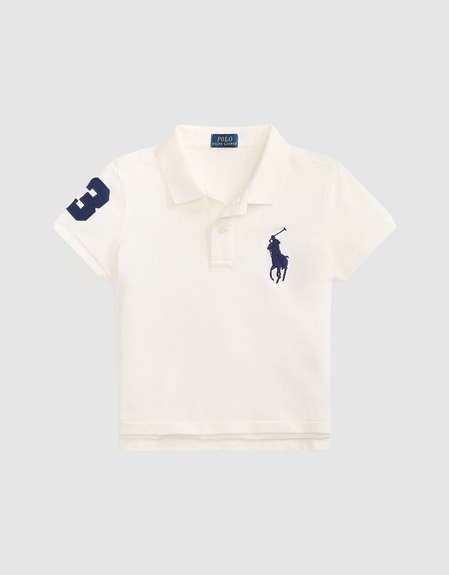 Polo Ralph Lauren - Boxy Big Pony Stretch Mesh Polo Shirt - Teens