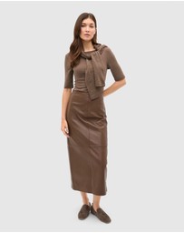 Seed Heritage - Boat Neck Half Sleeve Top
