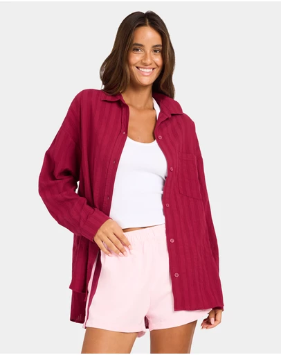 Roxy - Womens Carter Long Sleeve Shirt
