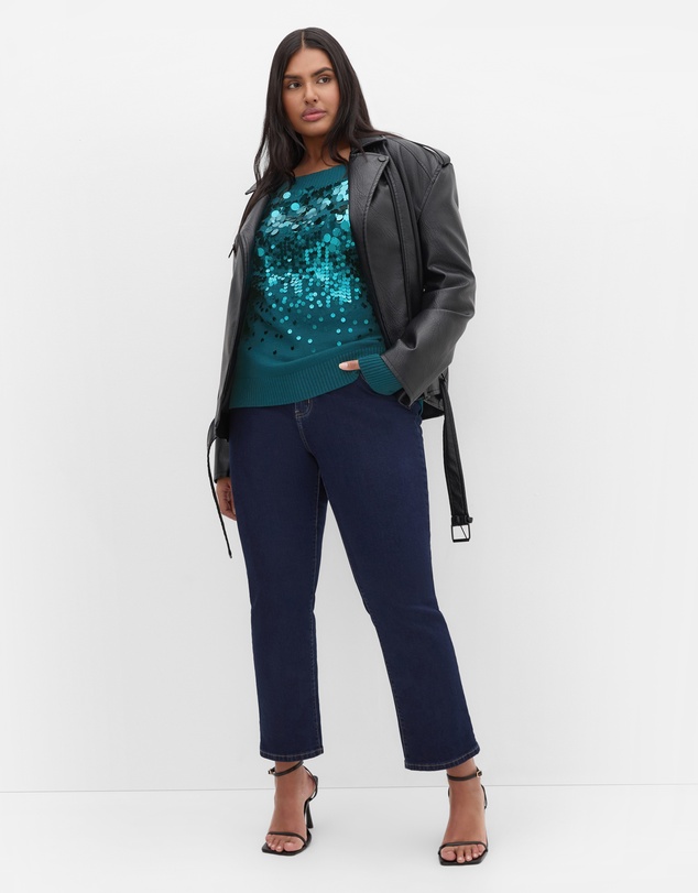City Chic - Braylin Sequin Jumper