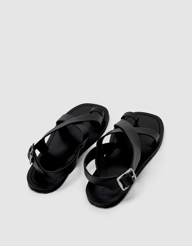 Brie Leon - Everyday Flat Sandal - Corn Leather