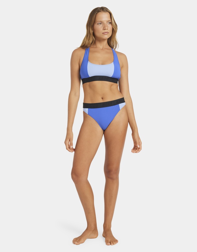 Roxy - Womens Block Active Cross Back Moderate Bikini Bottom
