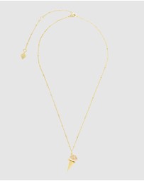 Wanderlust + Co - Cafe W+Co Ice-Cream Gold Necklace