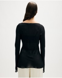 Minima Esenciales - Olen Sheer Layered Top