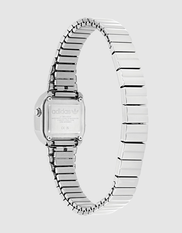 adidas Originals - Digital Two XS 20mm Silver-Tone Stainless Steel Bracelet Watch