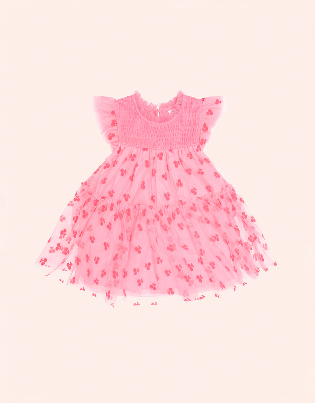 Huxbaby - Tropical Glitter Fruit Tulle Dress - Babies-Teens