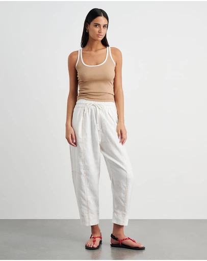 Jag - Sabine Linen Pull On Pant