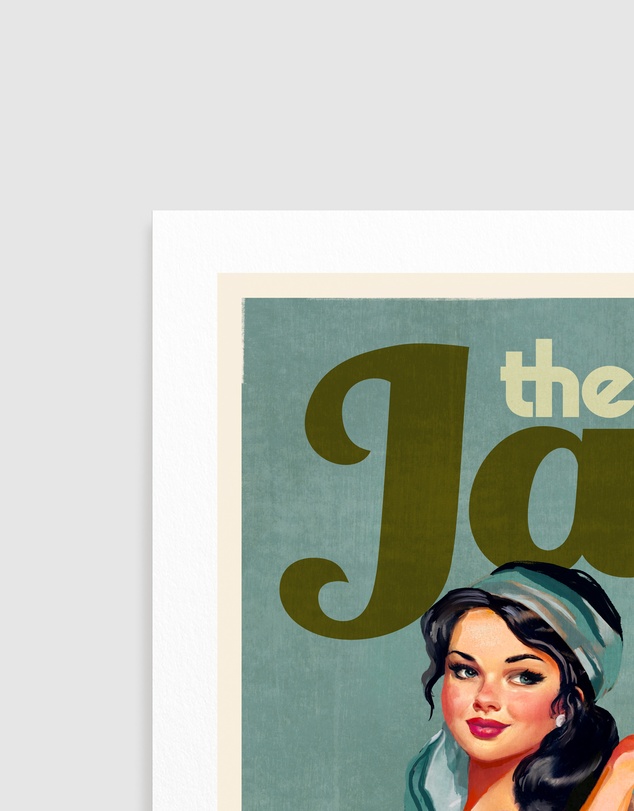 Olive et Oriel - Mary Jane Retro Vintage Pinup by The Whiskey Ginger Art Print