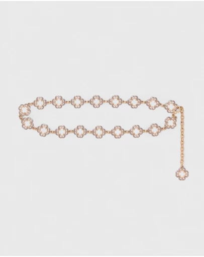 Maje - A Clover Allover Belt