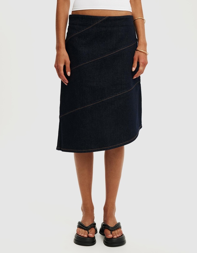 Cotton On - Marli Denim Midi Skirt