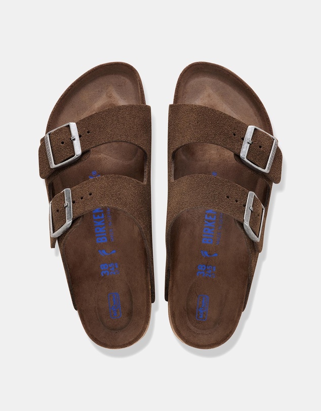 Birkenstock - Arizona SFB Tonal Footbed Suede Leather Regular - Unisex