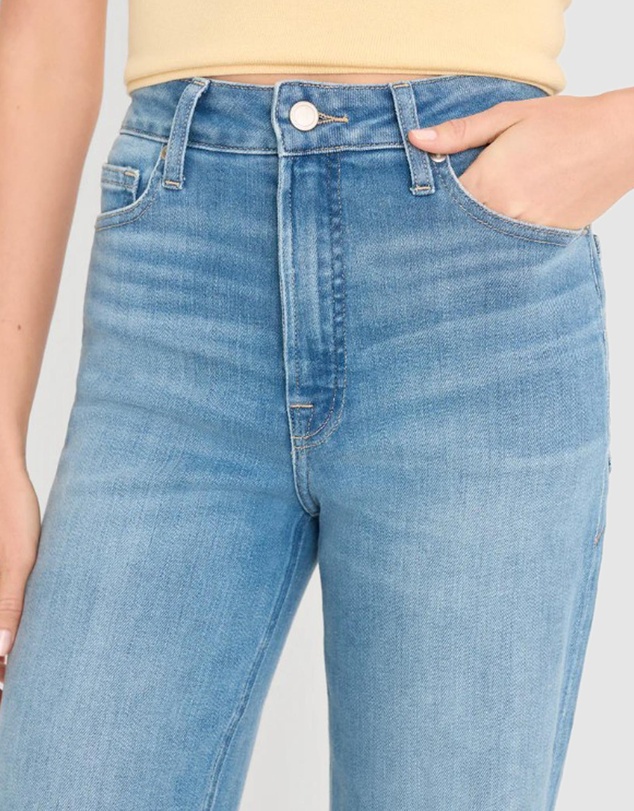 Good American - Soft Tech Good Legs Straight Jeans