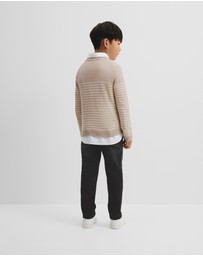 Country Road - Stripe Country Road Logo Knit