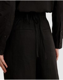 Country Road - Organically Grown Linen Wide Leg Pant