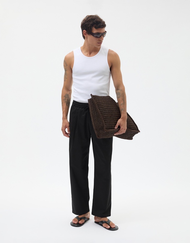 AERE - Dart Elastic Waist Pants
