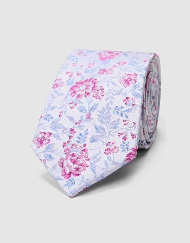 Politix - Floral Jacquard Silk Tie
