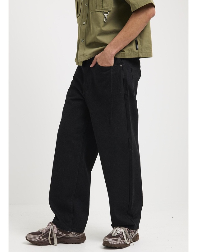 Black Noise White Rain - Raven Relaxed Denim Jeans