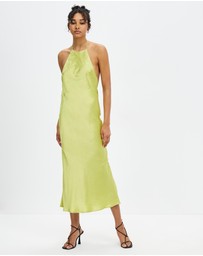 Third Form - Crush Bias Halter Dress
