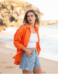 CAMIXA - Poppy Oversize Cotton Shirt