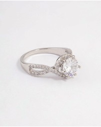 Lovisa - Silver Round Infinity Halo Ring