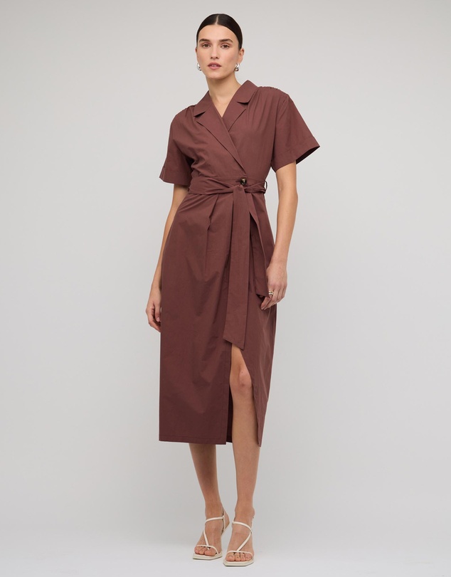 Staple the Label - Ishtar Wrap Shirtdress