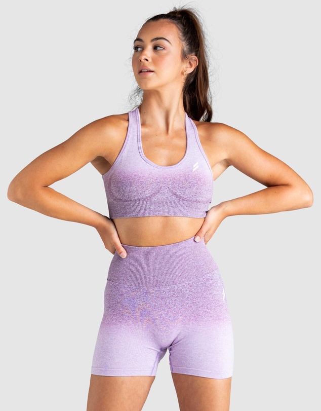 Doyoueven - Ombre Scrunch Seamless Shorts
