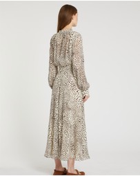 Marella - Printed Georgette Midi Dress