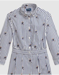 Polo Ralph Lauren - Polo Bear Cotton Shirtdress - Kids
