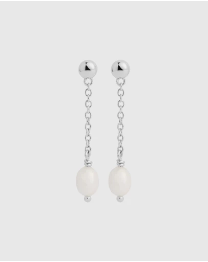 Najo - Tidal Whisper Silver Single Pearl Earring