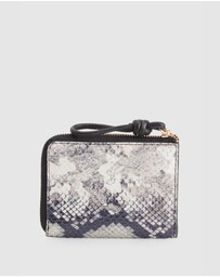 Evity - Iris Snake Print Leather Wallet