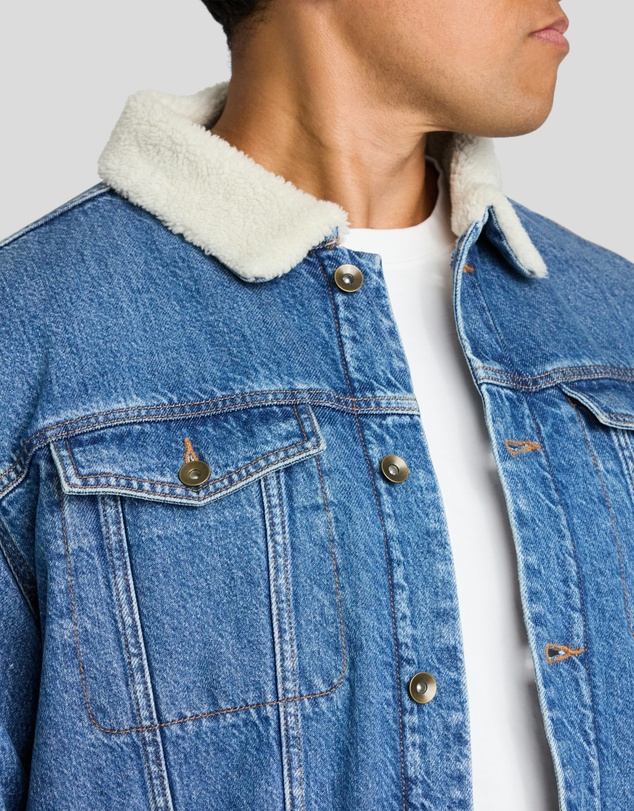 Johnny Bigg - Wheeler Sherpa Denim Trucker