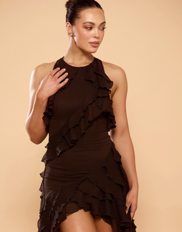 CATHERINE FERRARO - Willow Ruffle Gown