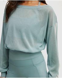 Cotton On Body Active - Sheer Asymmetric Knit Jumper