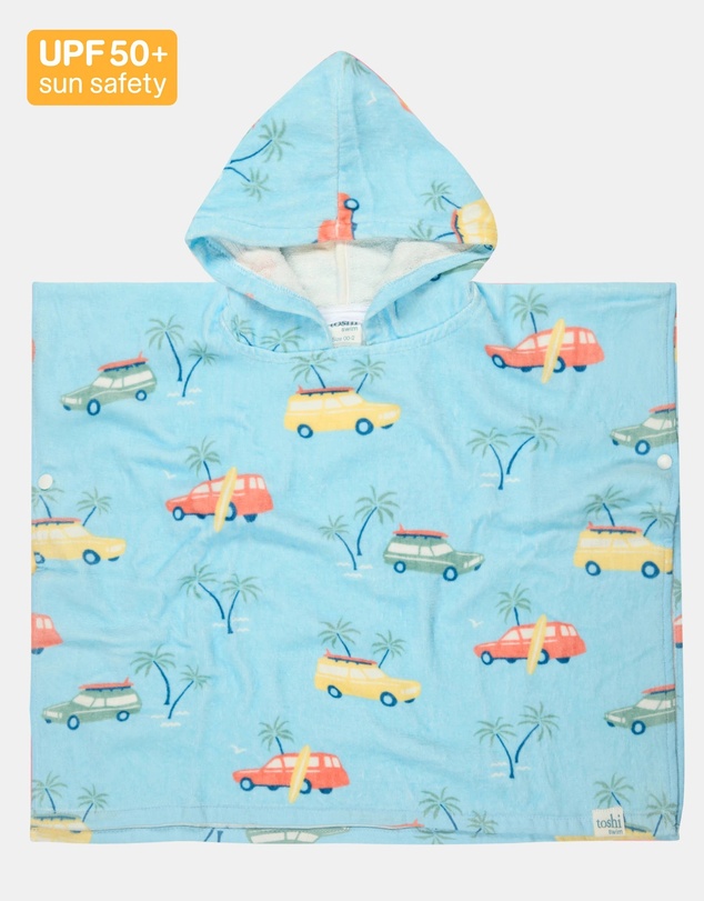 Toshi - Hooded Towel Paradise -  Swell Seekers Sky 3-5