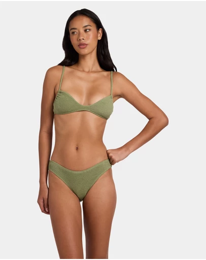Billabong - Womens Crinkle Crush Domi Bralette Bikini Top