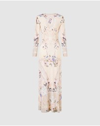 Camilla - Gathered Jersey Long Dress