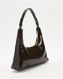 Calvin Klein - Foil Logo Glossy Convertible Shoulder Bag
