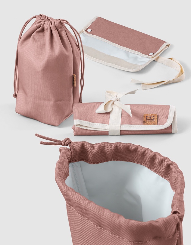 Monbento - Monbento Escape - The XXL Insulated Bag For All Your Outings - Pink Moka