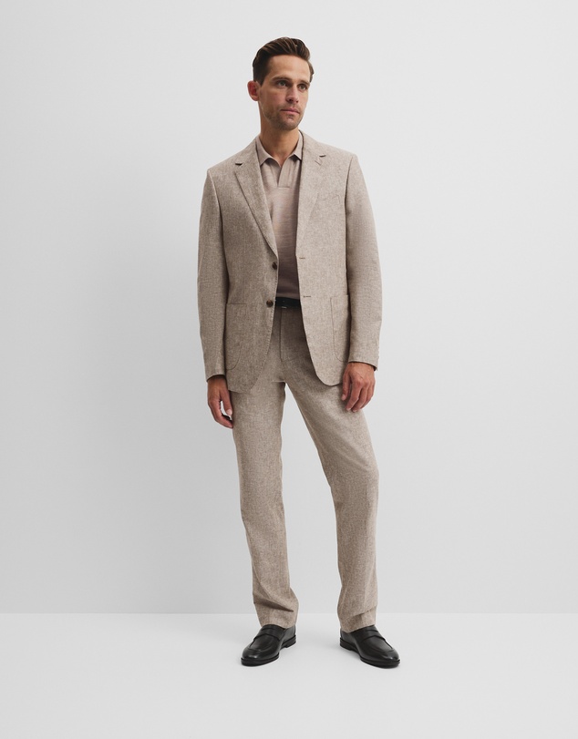 Country Road - Regular Linen Cotton Textured Jacket