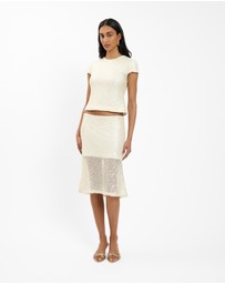 With Harper Lu - Sequin Midi Skirt