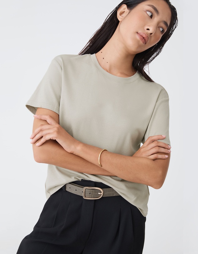 Forcast - May Relaxed Cotton T-shirt
