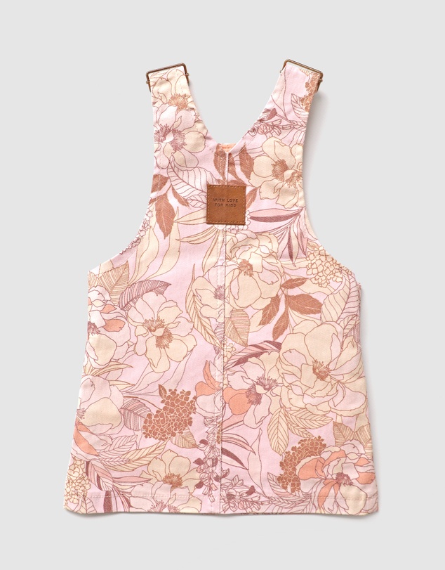 WITH LOVE FOR KIDS - Hazel Denim Pinafore Dress - Babies - Kids