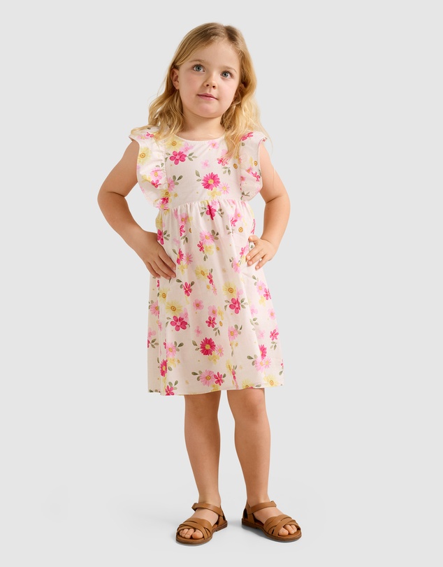 Forever New Girls - Hana Girls V-Neck Back Printed Dress
