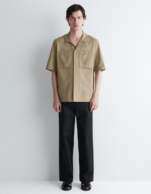 COS - Textured-Cotton Utility Shirt