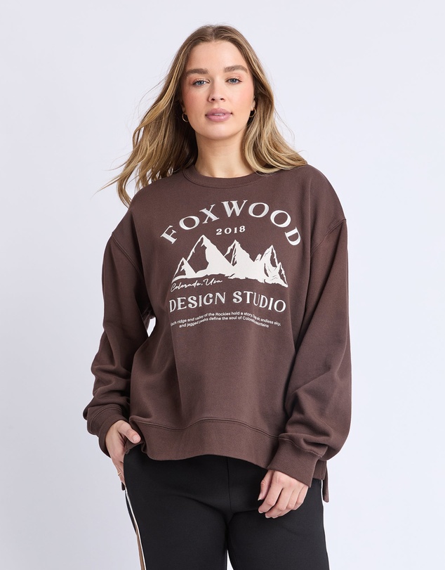 Foxwood - Avalanche Oversized Crew Coffee