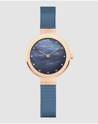 Bering - Classic 28mm Blue Watch