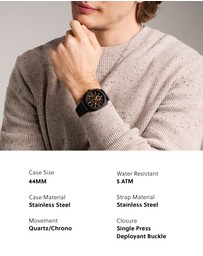 Fossil - Machine Black Chronograph Watch