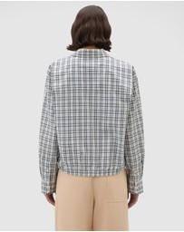 Oroton - Check Bomber Shirt
