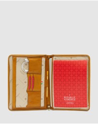 Republic of Florence - The Folio Yellow Leather A4 Compendium
